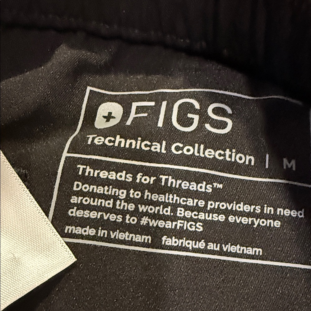 Figs Technical Men's Cairo Scrub Pants Medical Black NWT Size Medium Regular - Picture 2 of 9